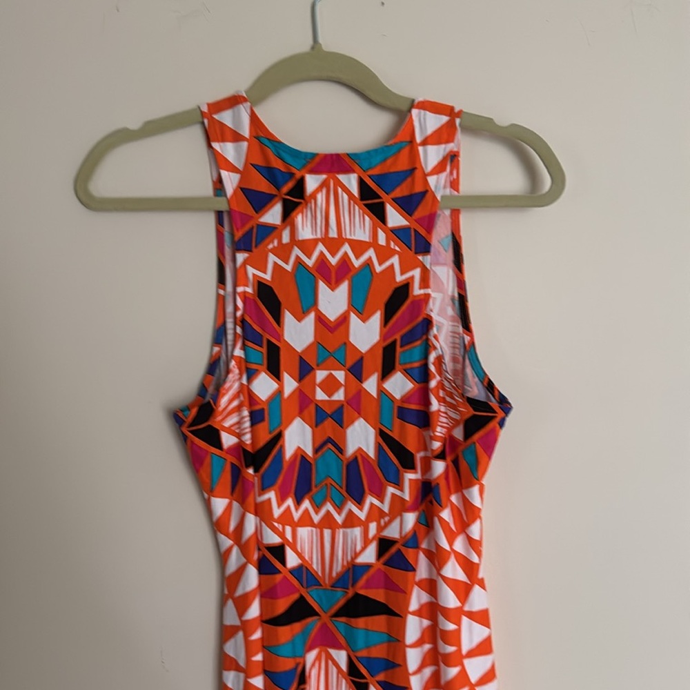 Venus Multicolor Patterned Maxi Dress - image 4